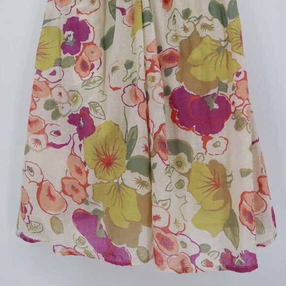 Derek Heart Babydoll Sundress Womens L Cream Bloomcore Girlhood Boho Cottagecore - Picture 9 of 16